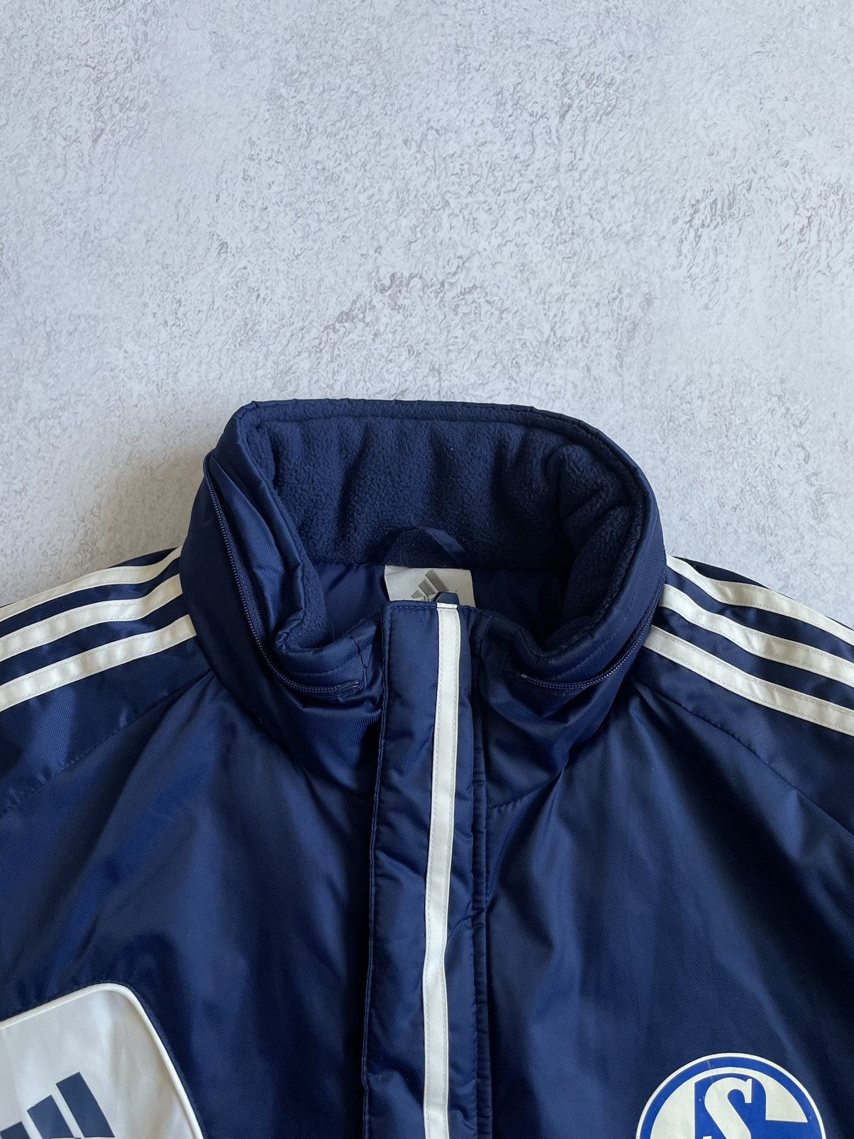 Vintage Adidas Schalke 04 Vintage Soccer Football Jacket Park S M Size US S / EU 44-46 / 1 - 9 Thumbnail