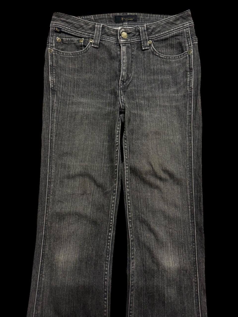 Vintage FLARED 90s Style Japanese Bobson Mudwash Bootcut Sick Jeans Size US 27 - 3 Thumbnail