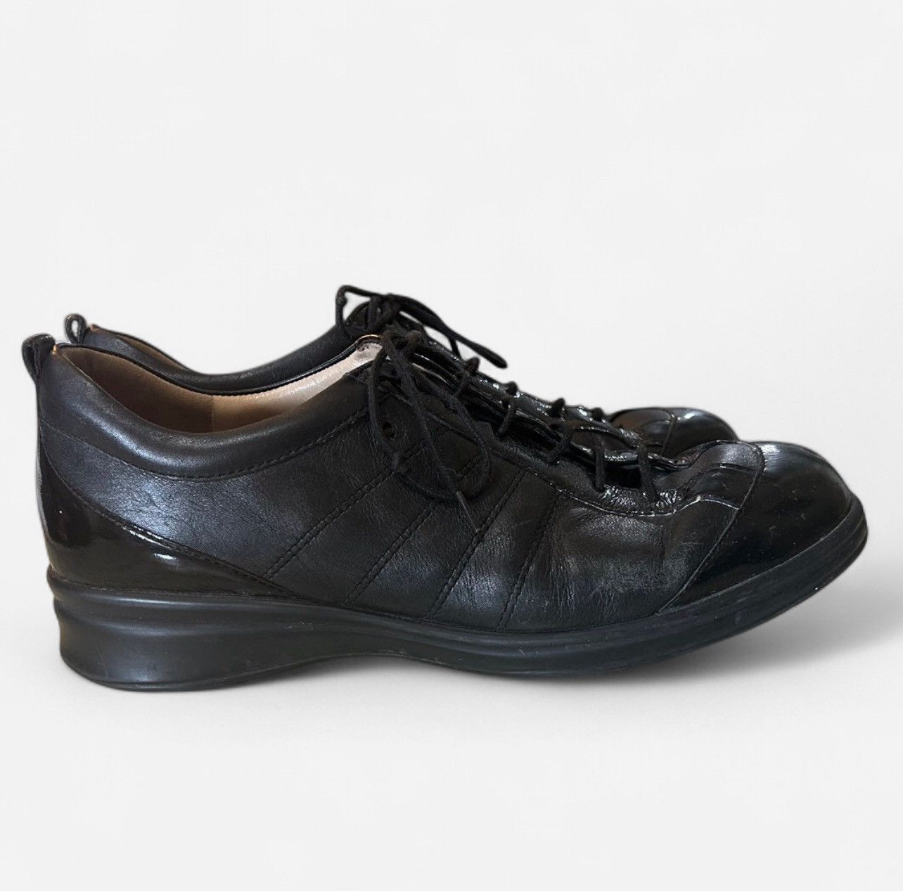 Other Finn Comfort Calfskin Leather Black Comfy Sneakers Size 5 Size US 5 / IT 35 - 4 Thumbnail