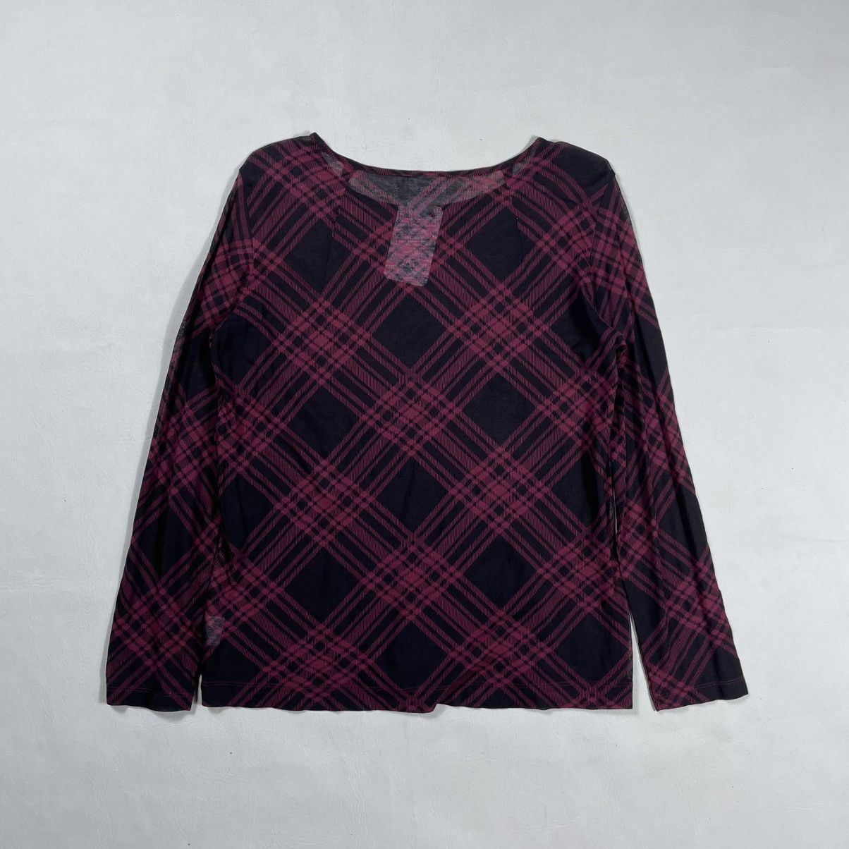 Dries Van Noten Dries Van Noten Plaid mesh longsleeve Size M / US 6-8 / IT 42-44 - 4 Thumbnail