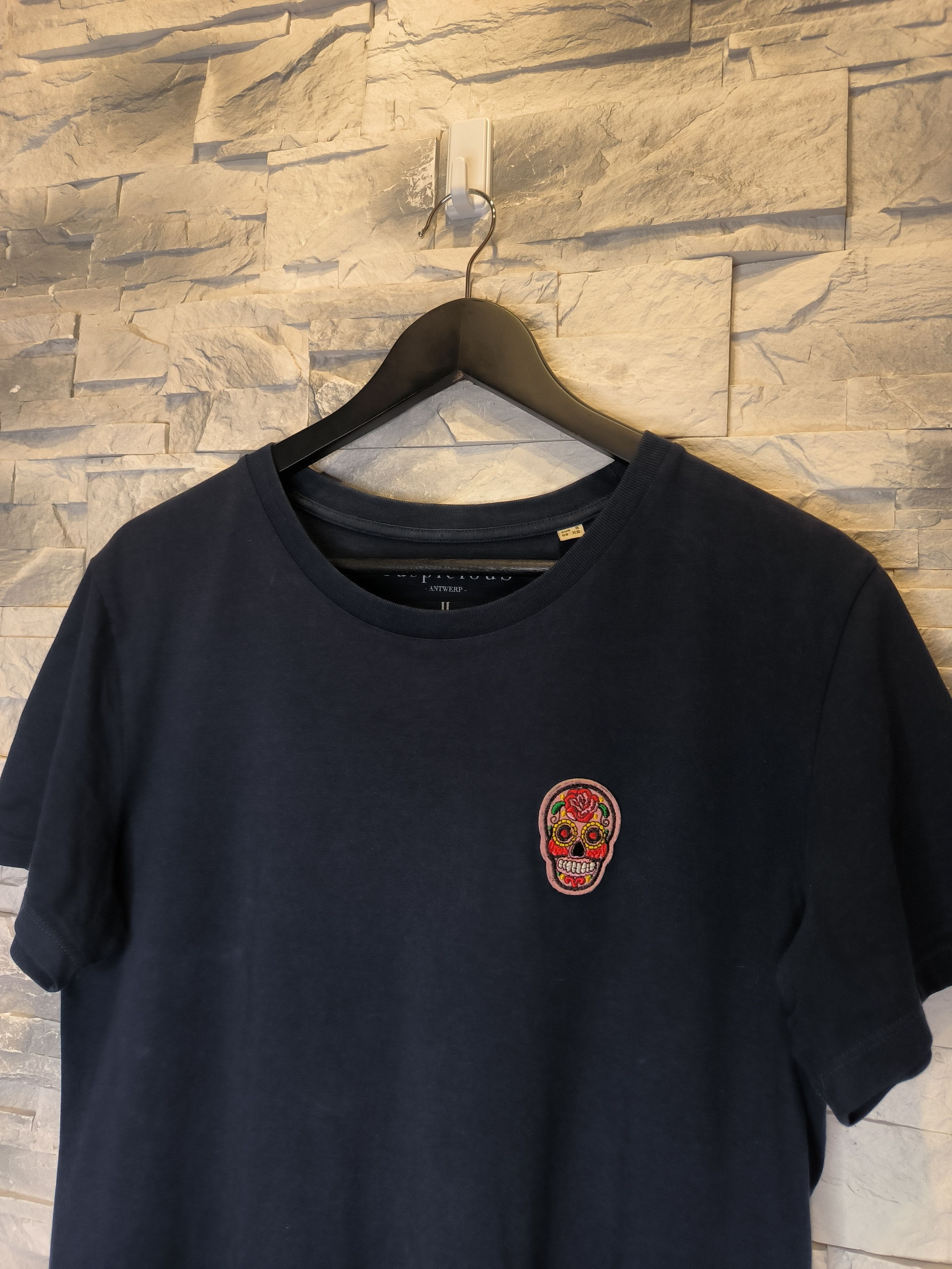 Suspicious Antwerp Suspicious Antwerp T-Shirt Navy Logo Skull Size US S / EU 44-46 / 1 - 2 Thumbnail