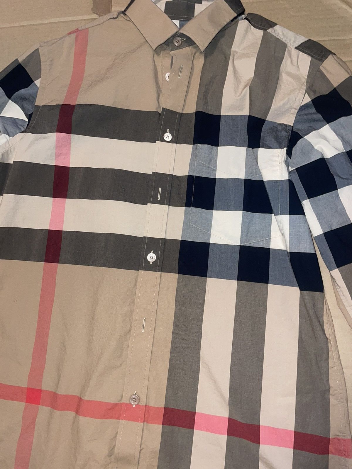 Burberry Burberry Check Long Sleeve Size US L / EU 52-54 / 3 - 4 Thumbnail