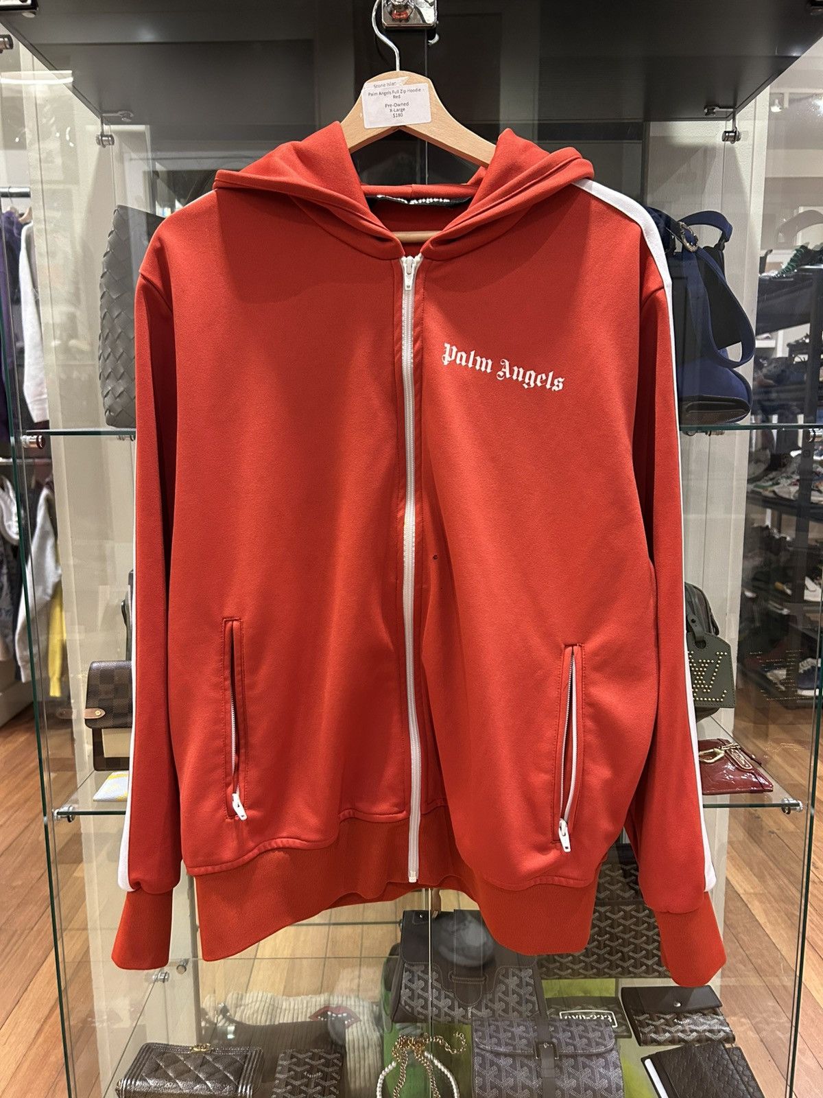 Palm Angels Palm Angels Hooded Track Top Size US XL / EU 56 / 4 - 1 Thumbnail