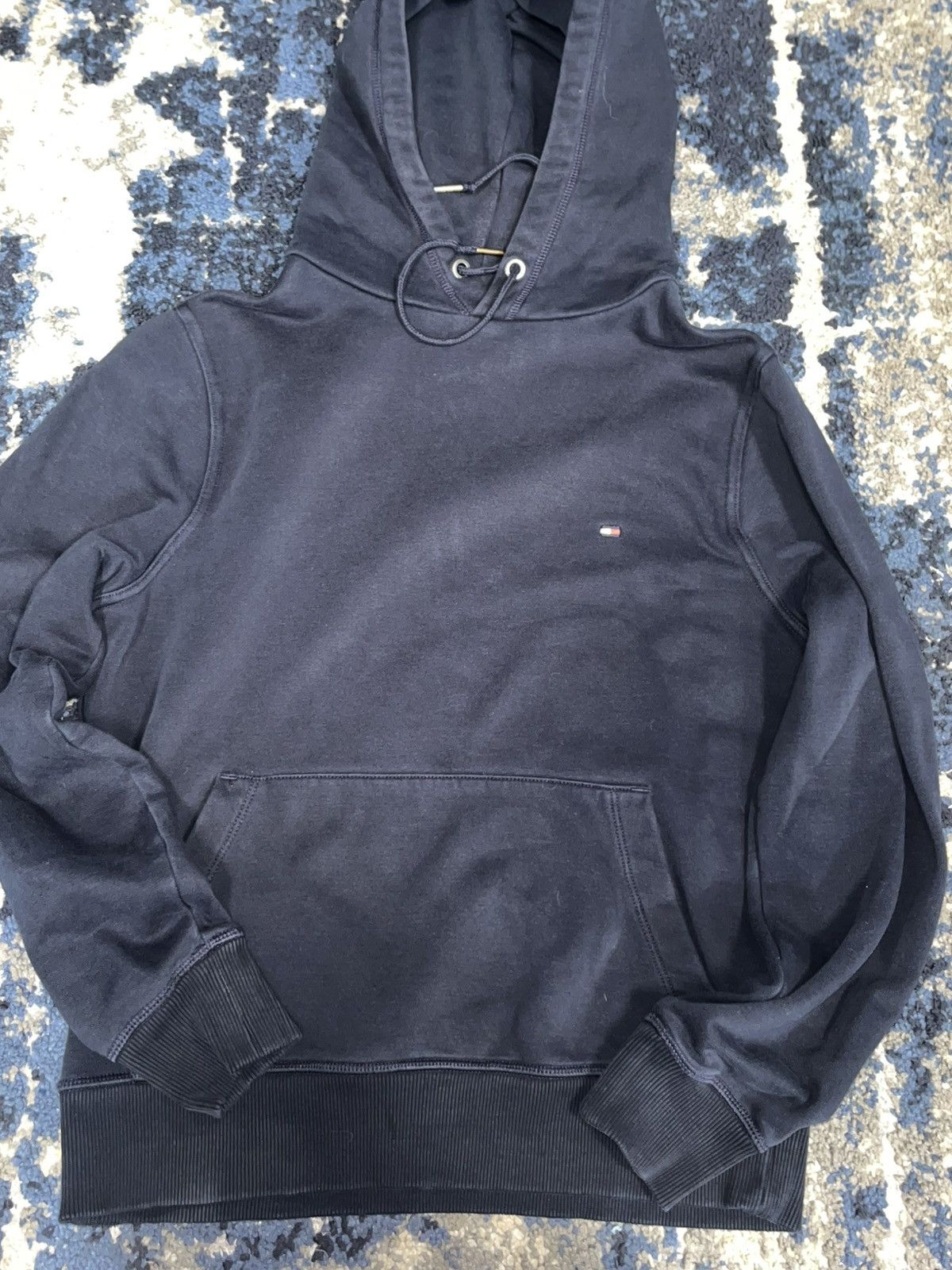 Tommy Hilfiger × Vintage Navy blue hoodie Size US XS / EU 42 / 0 - 1 Thumbnail