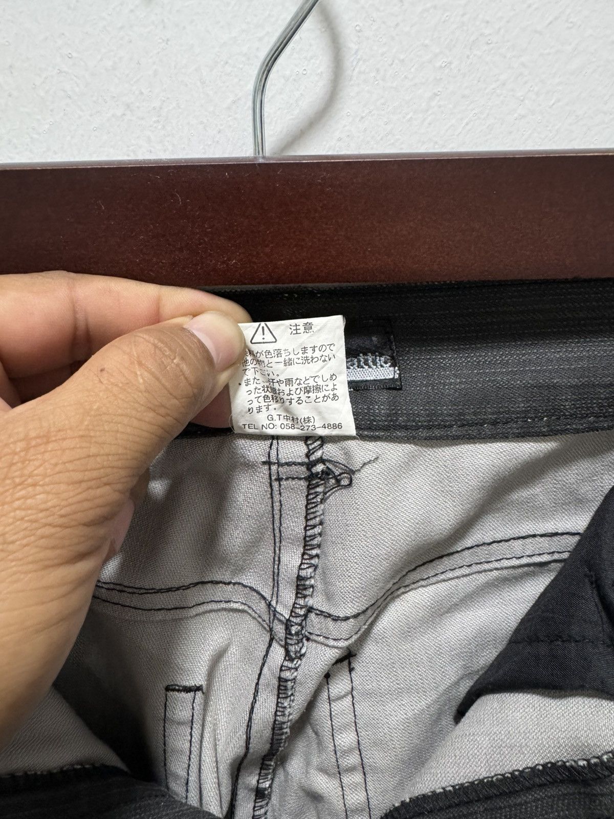 Japanese Brand JAPANESE STYLE IN THE ATTIC GOTH BONDAGE PUNK CARGO PANTS Size US 29 - 20 Thumbnail