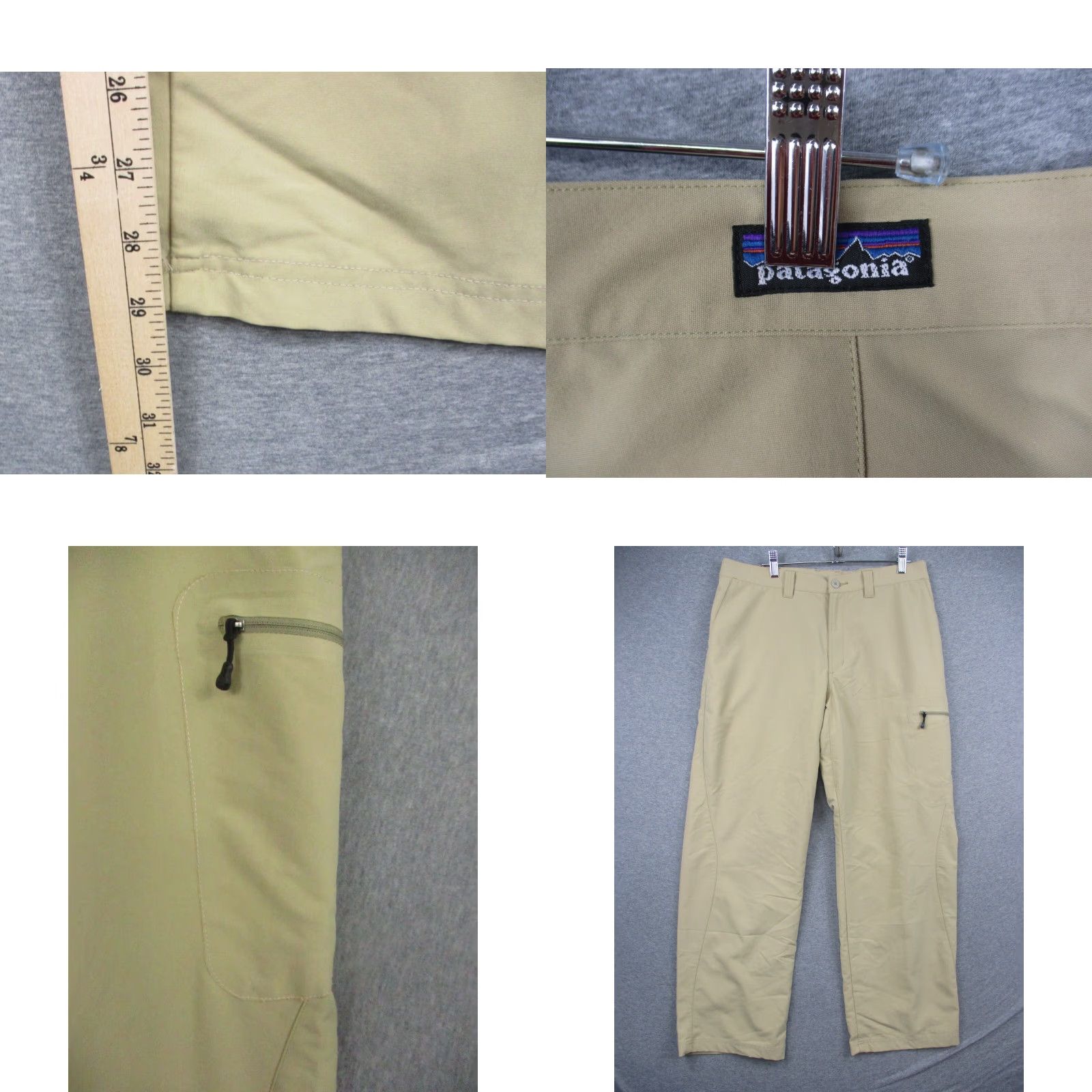 Patagonia VINTAGE Patagonia Hiking Cargo Pants 34 Men Beige Continental Cargo 5-Pocket Stretch Regular M Mens Size US 34 / EU 50 - 8 Thumbnail