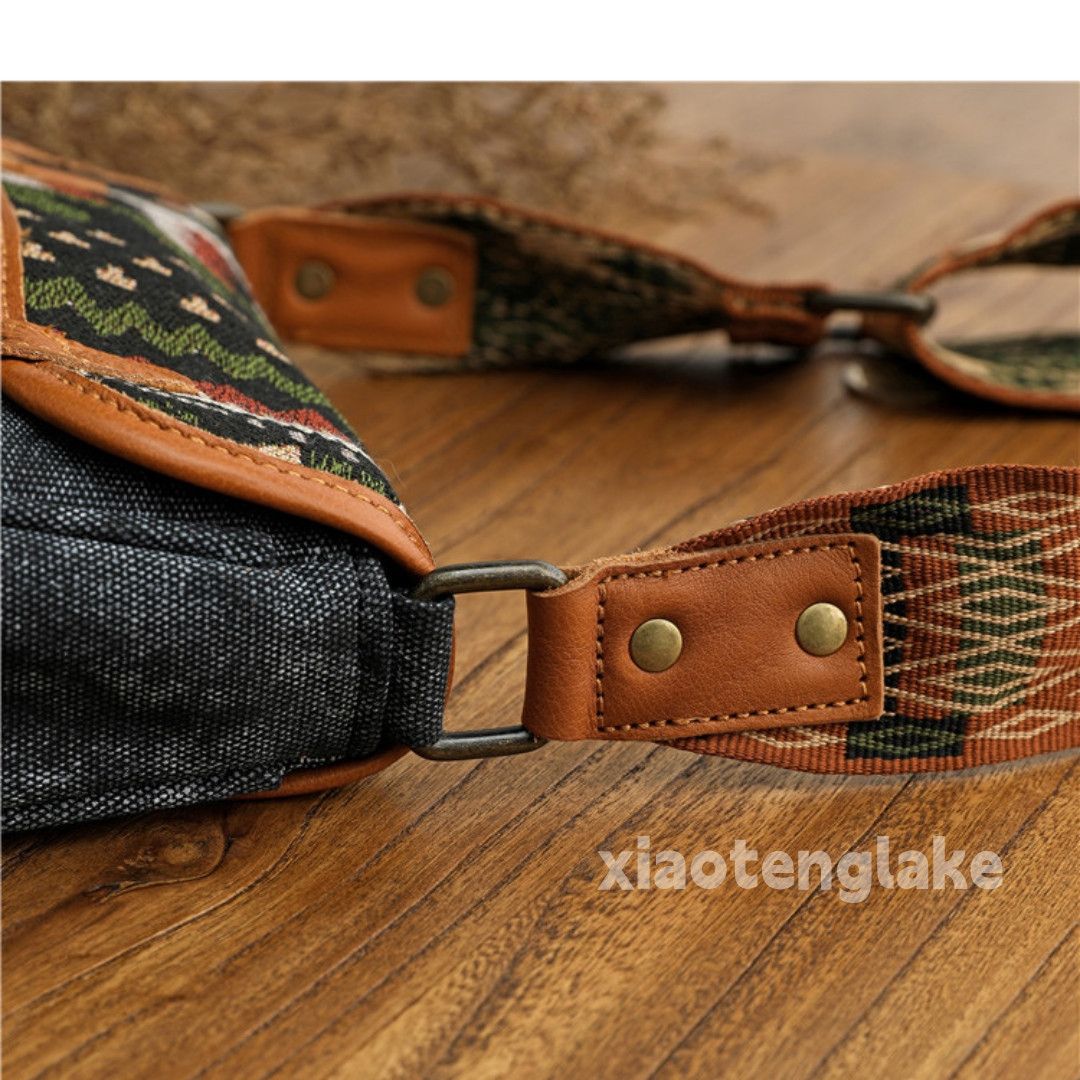 Designer × Japanese Brand × Vintage outdoor sports utility canvas pattern crossbody bag Size ONE SIZE - 6 Thumbnail