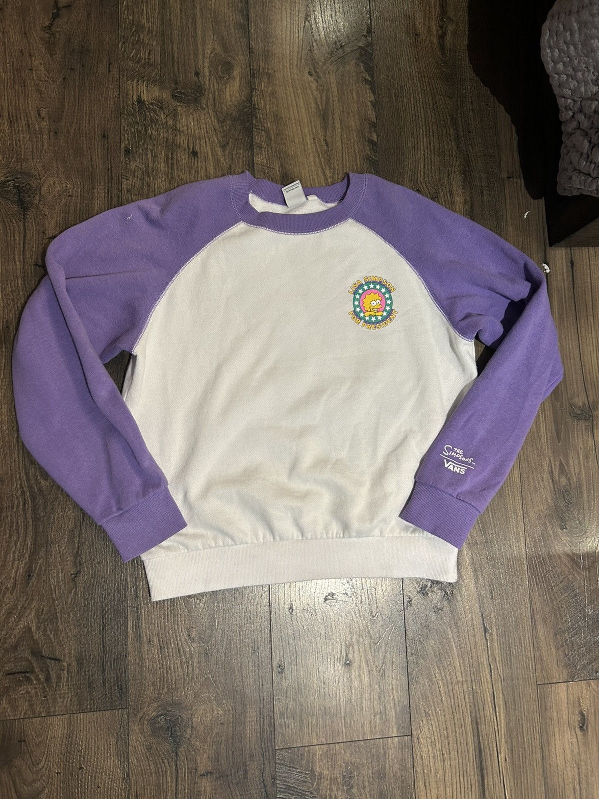 The Simpsons × Vans LISA FOR PRESIDENT CREWNECK Size M / US 6-8 / IT 42-44 - 1 Thumbnail