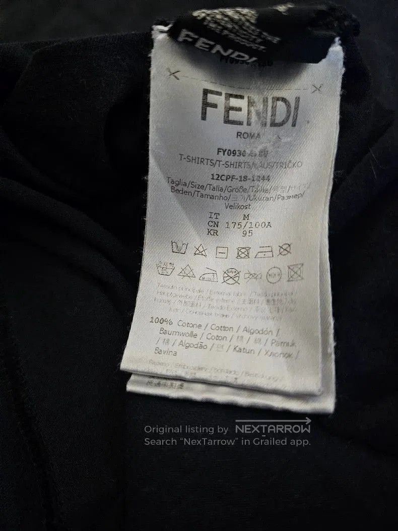 Fendi Fendi Monogram Short Sleeve T. Size US M / EU 48-50 / 2 - 6 Thumbnail