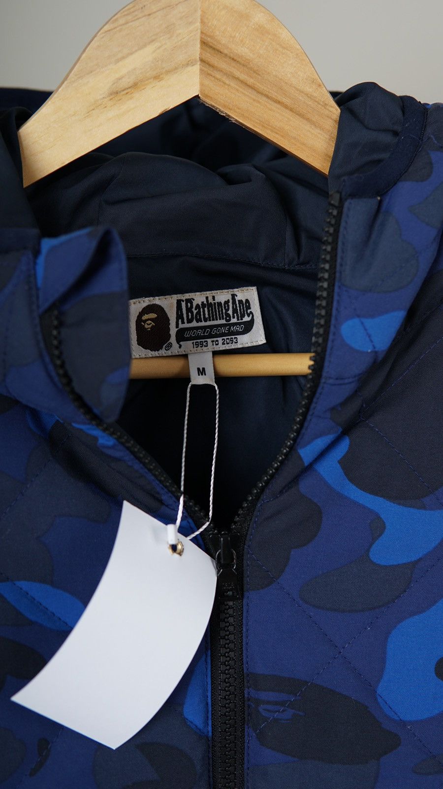 Bape Blue Camo Hoodie Down Jacket Size US M / EU 48-50 / 2 - 9 Thumbnail