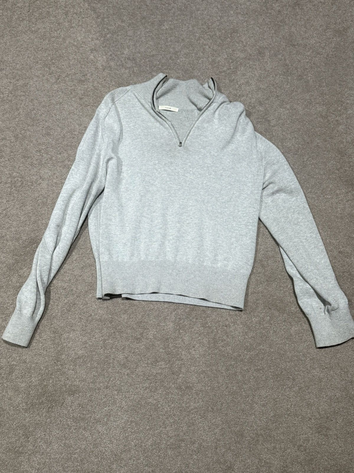 Vuja De VUJADE FRANK STRUCTURED HAIF-ZIP KNIT SWEATER | Grailed