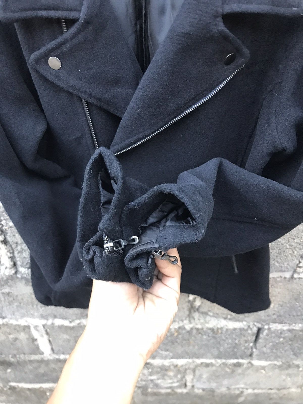 Japanese Brand 🌟5 zip Five Wool Double Collar Jacket Size US S / EU 44-46 / 1 - 7 Thumbnail