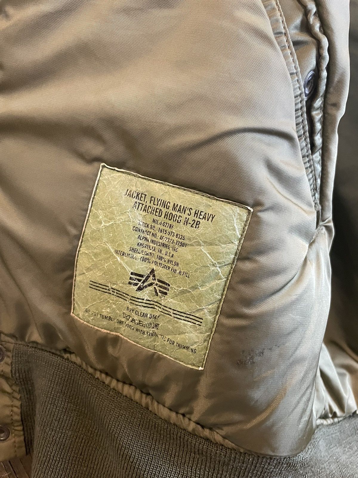 Alpha Industries × Vintage Mens Hooded Jacket Alpha Industries Size M Size US M / EU 48-50 / 2 - 5 Thumbnail