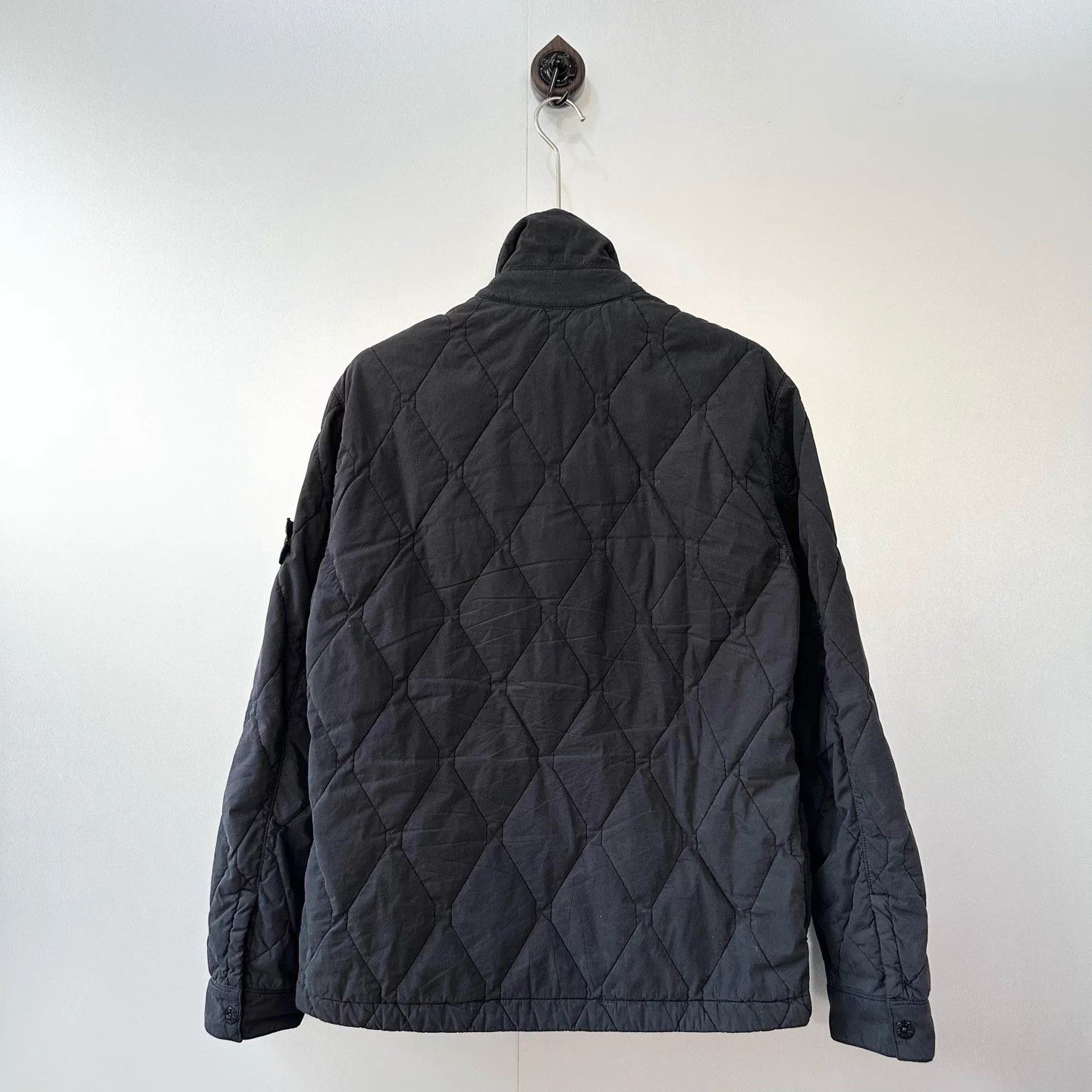 Stone Island STONE ISLAND FW24 Quilted Shirt Jacket Black S Size US S / EU 44-46 / 1 - 2 Thumbnail