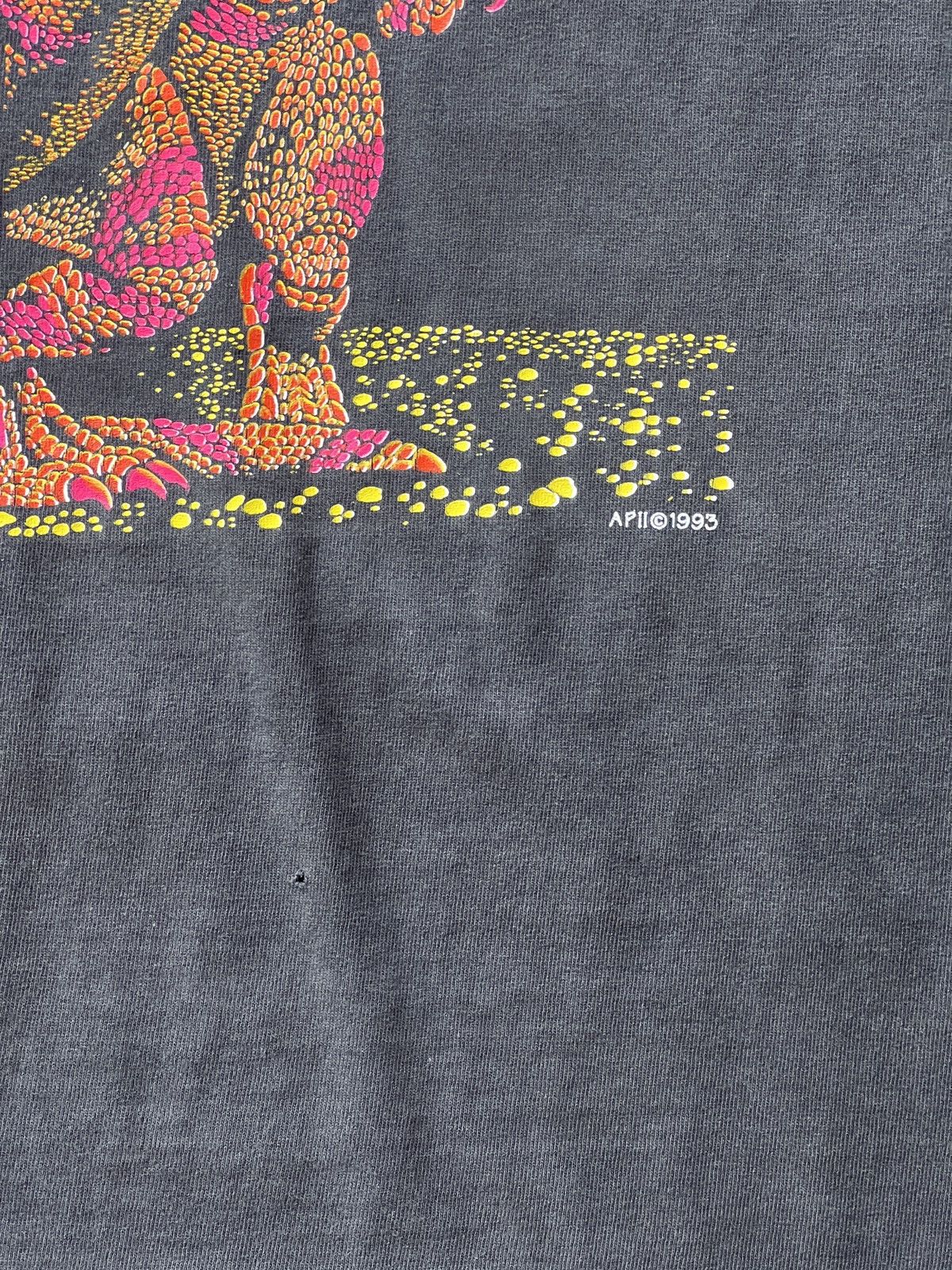Vintage Vintage 1993 Jurassic T-Rex Dinosaur Single Stitch Tee 2XL Size US XXL / EU 58 / 5 - 5 Thumbnail