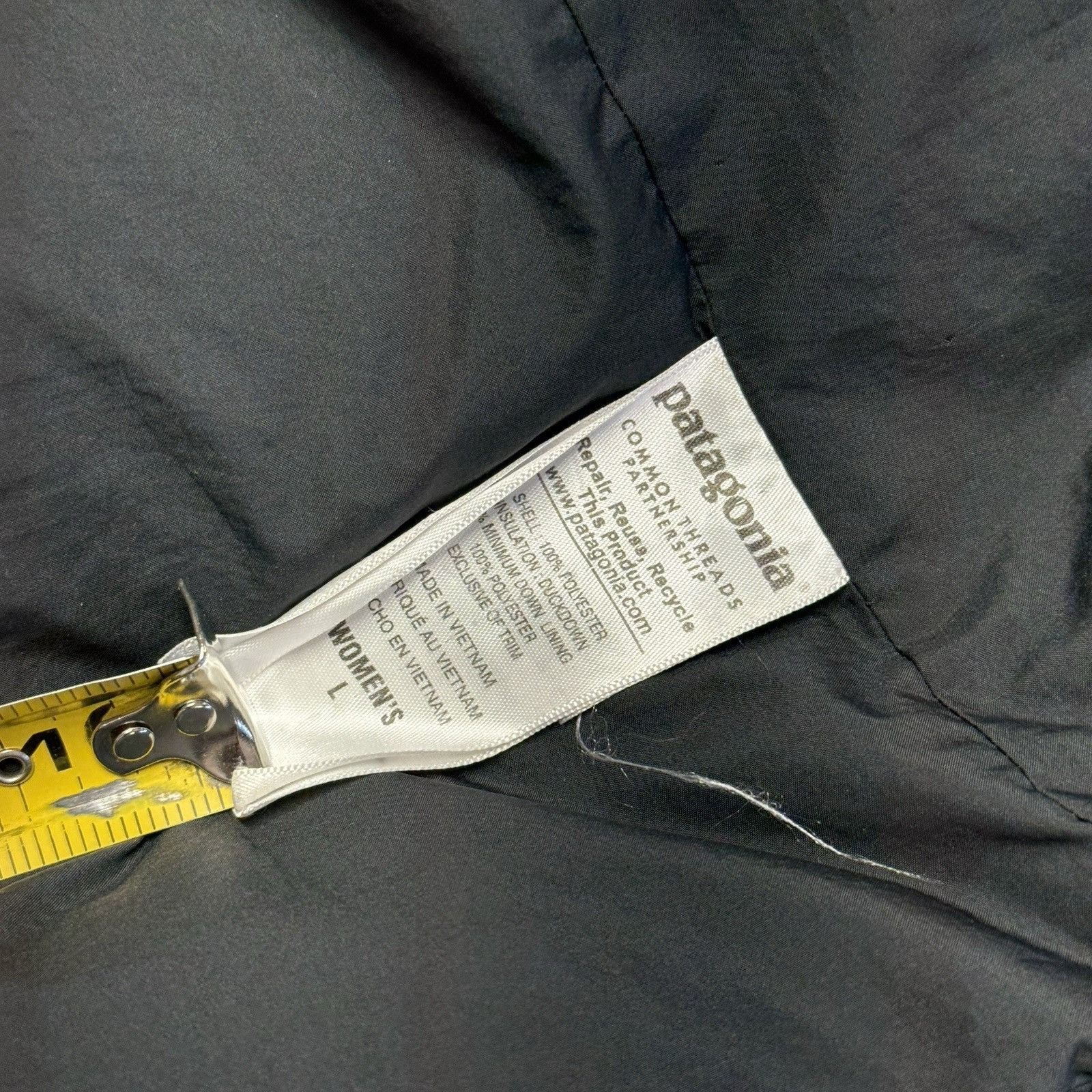 Patagonia Patagonia Down With It Parka Womens Large Black 600 Fill Size L / US 10 / IT 46 - 19 Thumbnail