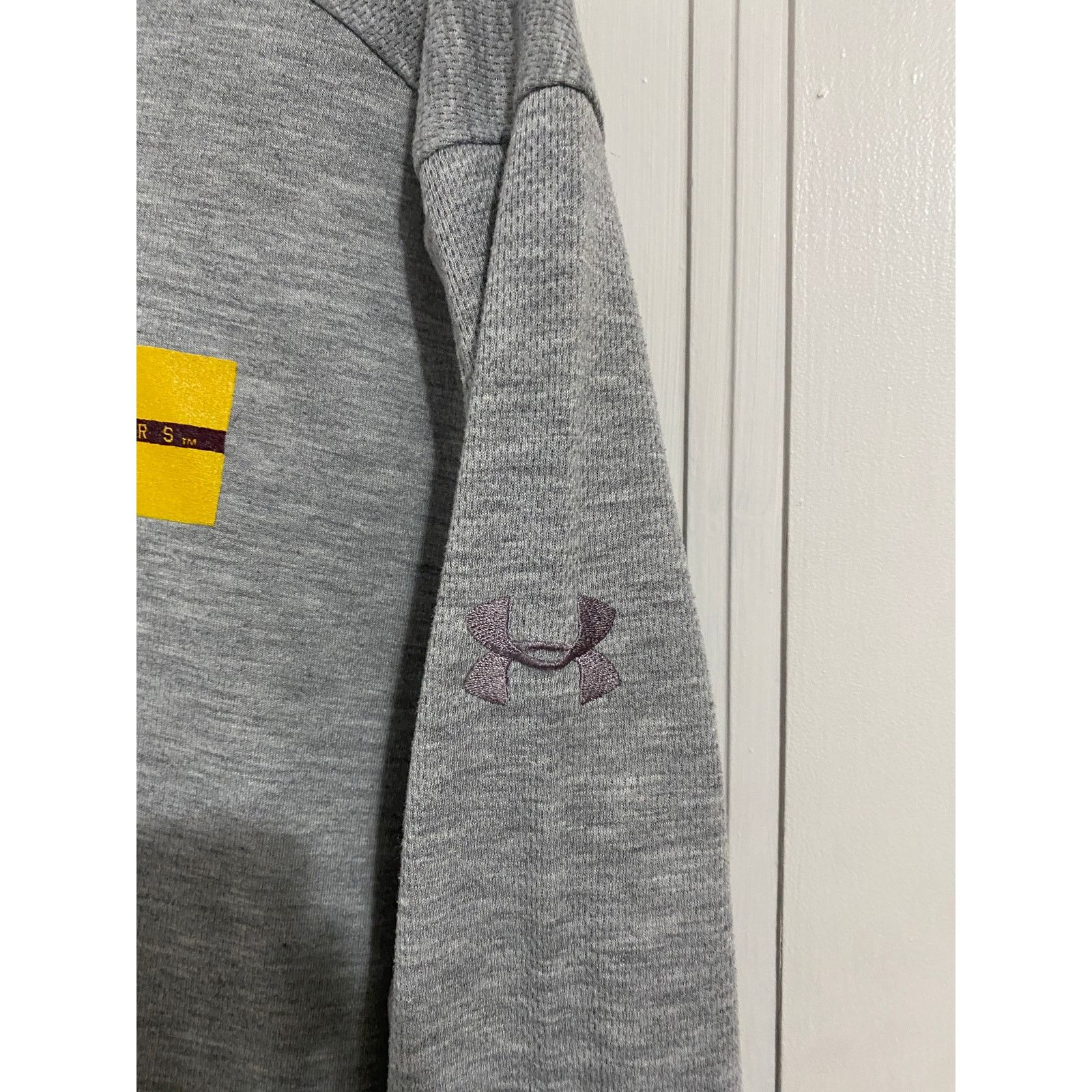 Under Armour Minnesota Gophers Gray Under Armour Hoodie Size Large Size L / US 10 / IT 46 - 3 Thumbnail