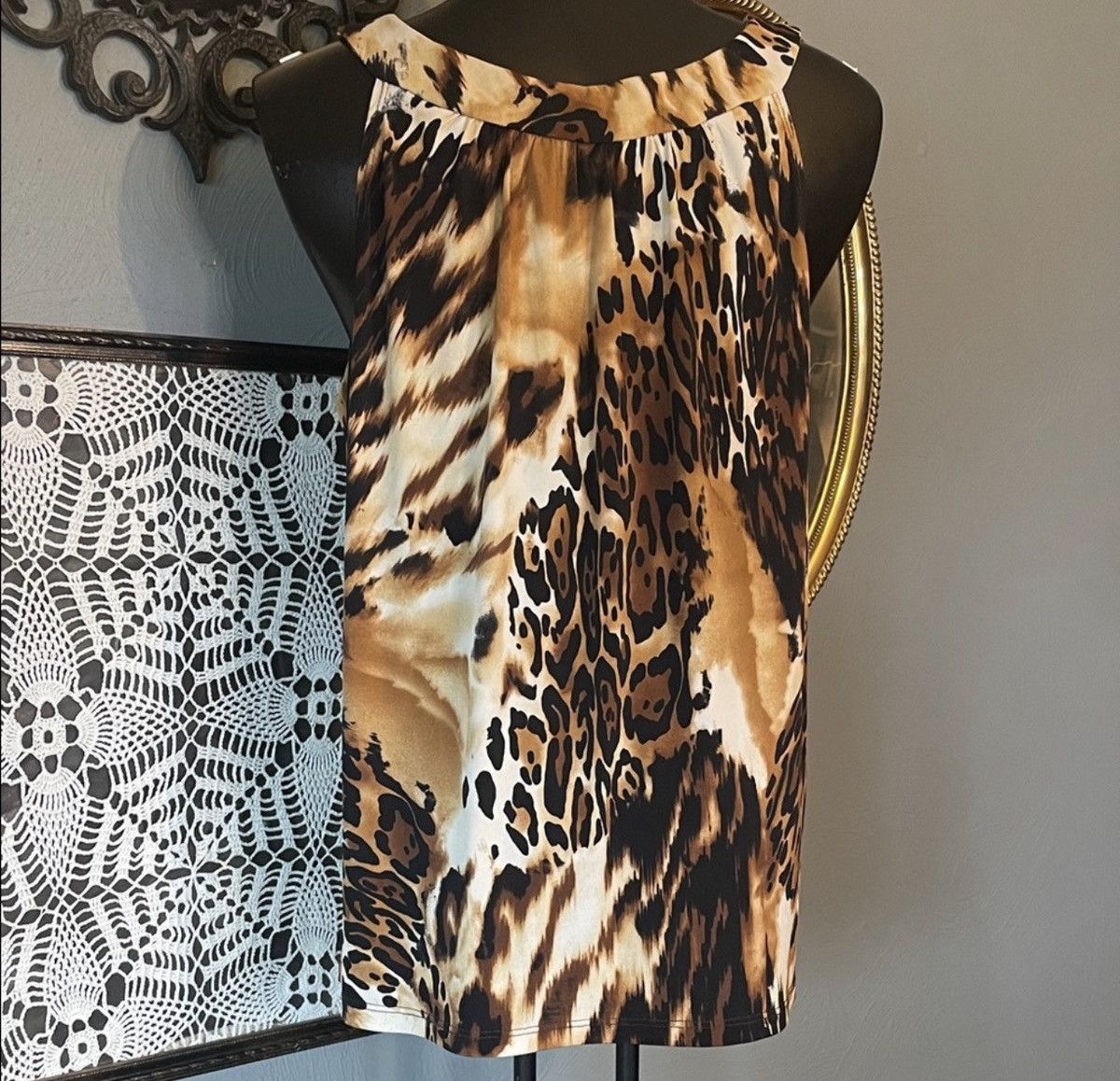 Other I.N. Studio y2k vintage cheetah tank Size L / US 10 / IT 46 - 3 Thumbnail