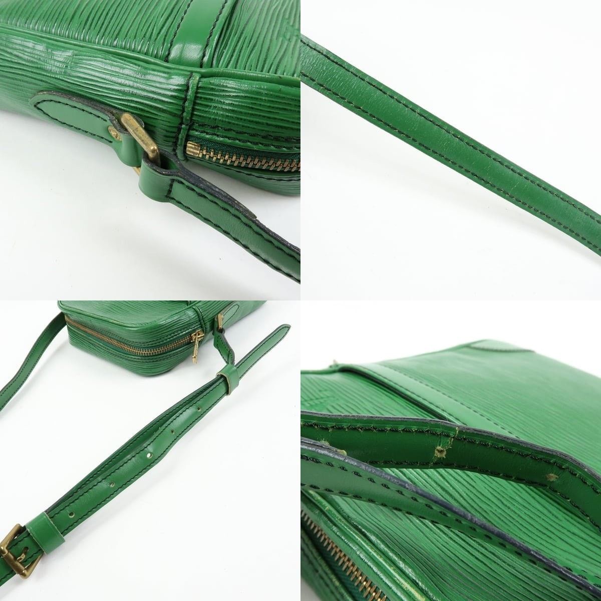 Louis Vuitton Louis Vuitton Epi Danube Crossbody Bag Green Size ONE SIZE - 4 Thumbnail