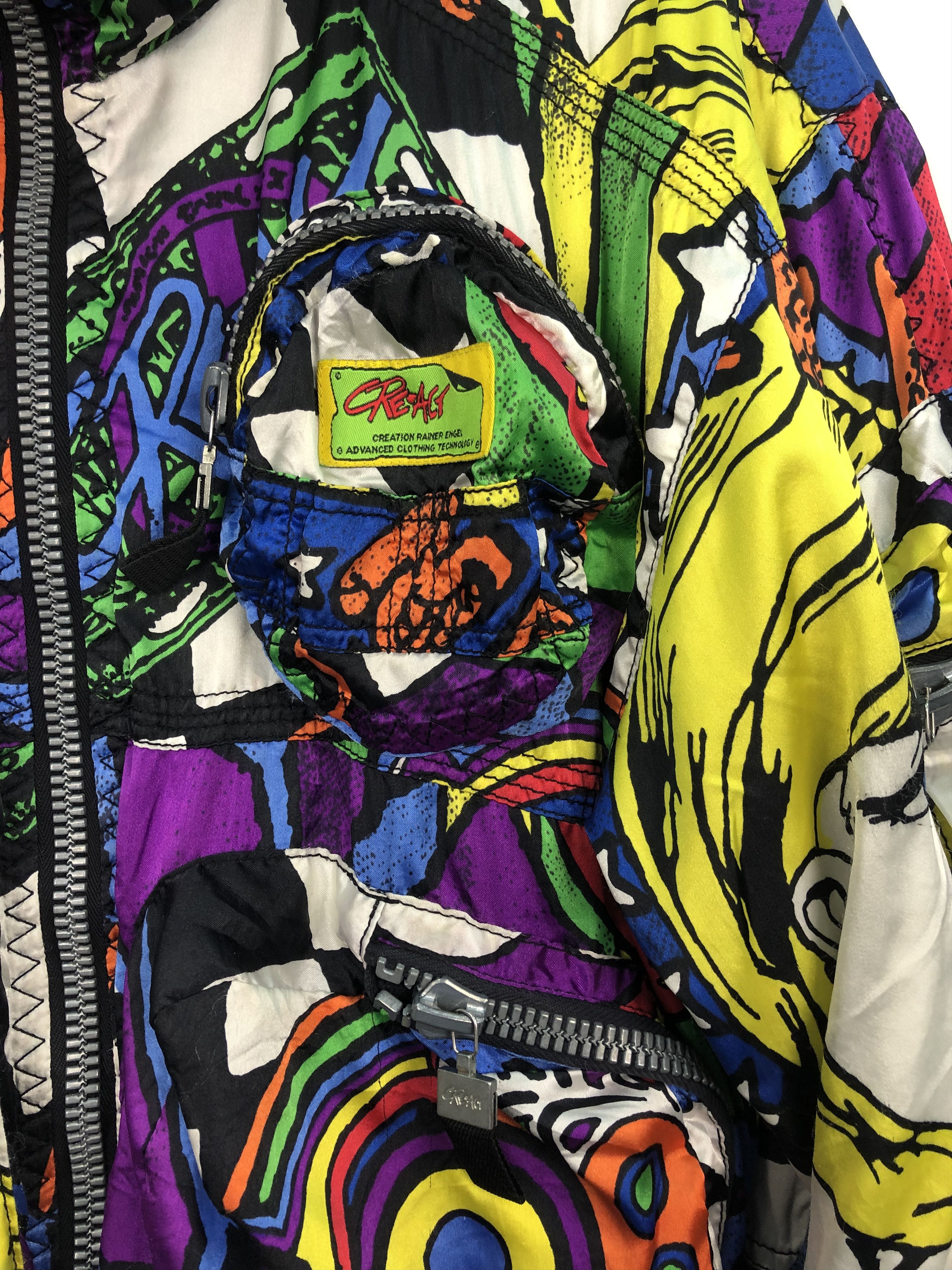 Other Vintage Japanese Designer Art Multicolour Jacket J0108 Size US L / EU 52-54 / 3 - 6 Thumbnail