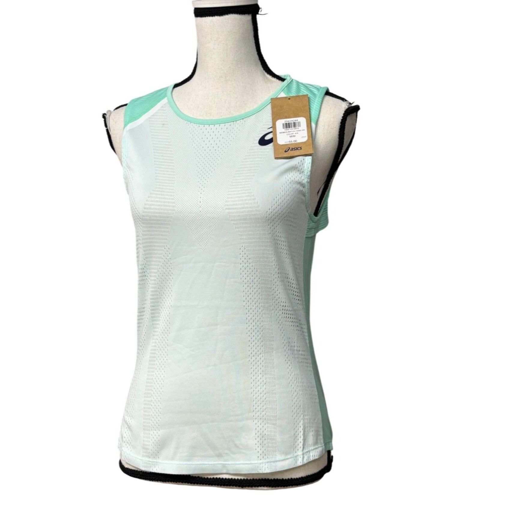 Asics ASICs Women’s Activebreeze Match Tank Top, Light Green, Sz. Size M / US 6-8 / IT 42-44 - 1 Thumbnail