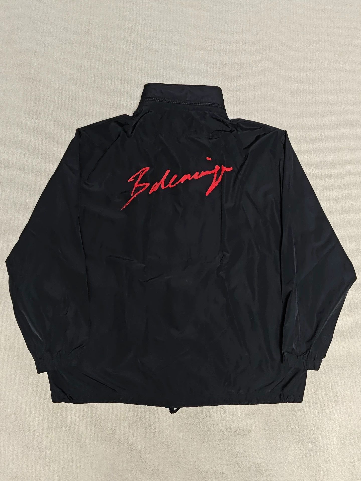 Balenciaga Balenciaga hand-painted logo nylon jacket Size US M / EU 48-50 / 2 - 1 Thumbnail
