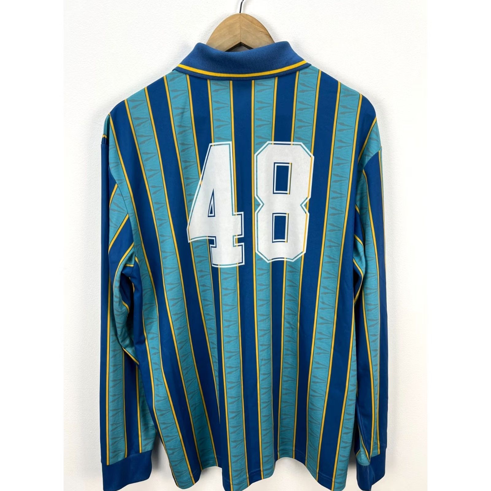 Puma Puma Striped Long Sleeve Polo Shirt AW17 This Is Not a Football Jersey M Mens Multicolor Logo Shirt Size US M / EU 48-50 / 2 - 2 Thumbnail