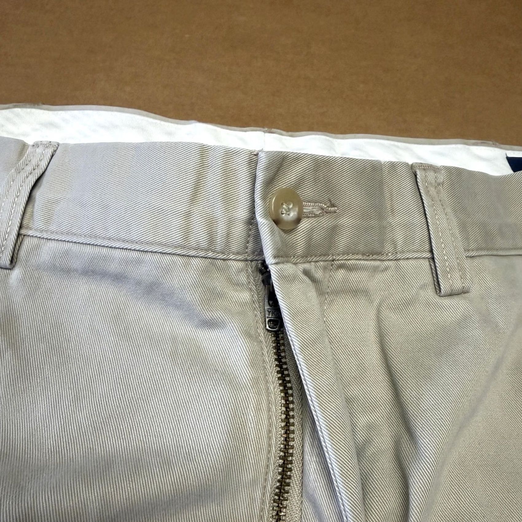 Polo Ralph Lauren Polo Ralph Lauren Pants Mens 38x32 Beige Chino Flat Front Straight Leg Casual Size US M / EU 48-50 / 2 - 6 Thumbnail