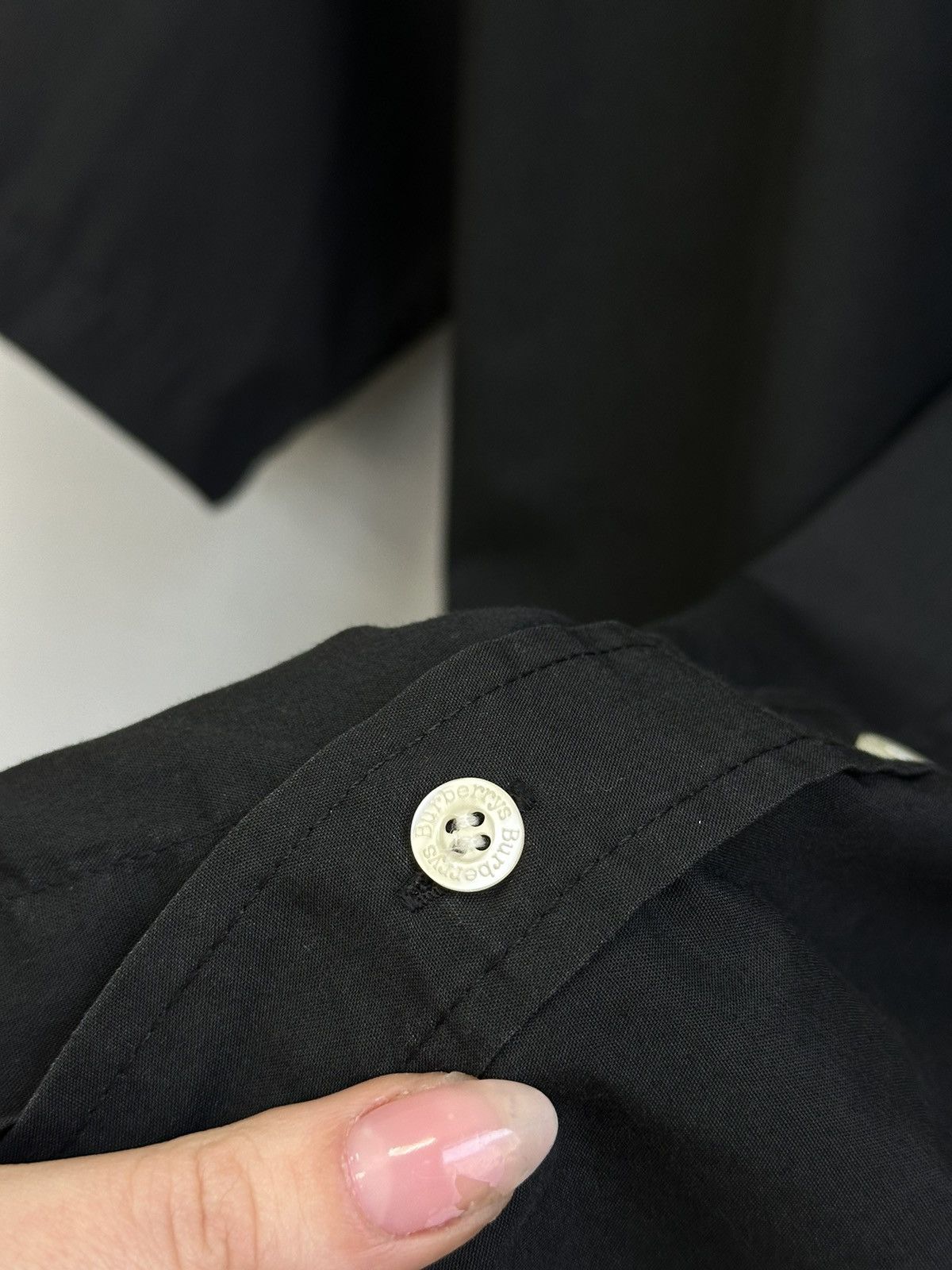 Burberry Vintage Black Shirt Burberrys Polo Y2k Nova Check Distressed Size US XL / EU 56 / 4 - 6 Thumbnail
