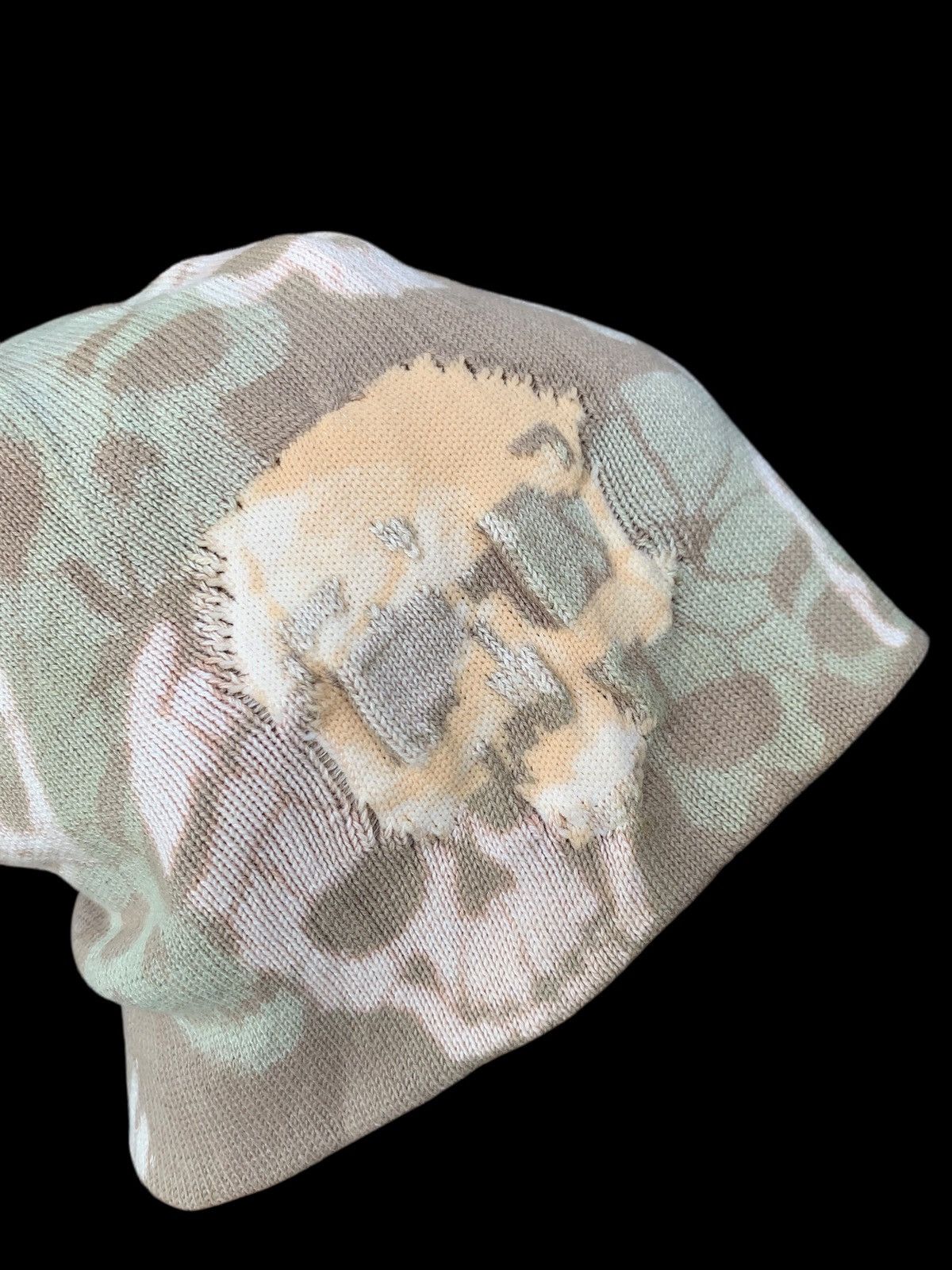 Designer × Japanese Brand × Kapital Knitted Mazume Skull Punk Beany Hat Style Size ONE SIZE - 9 Thumbnail