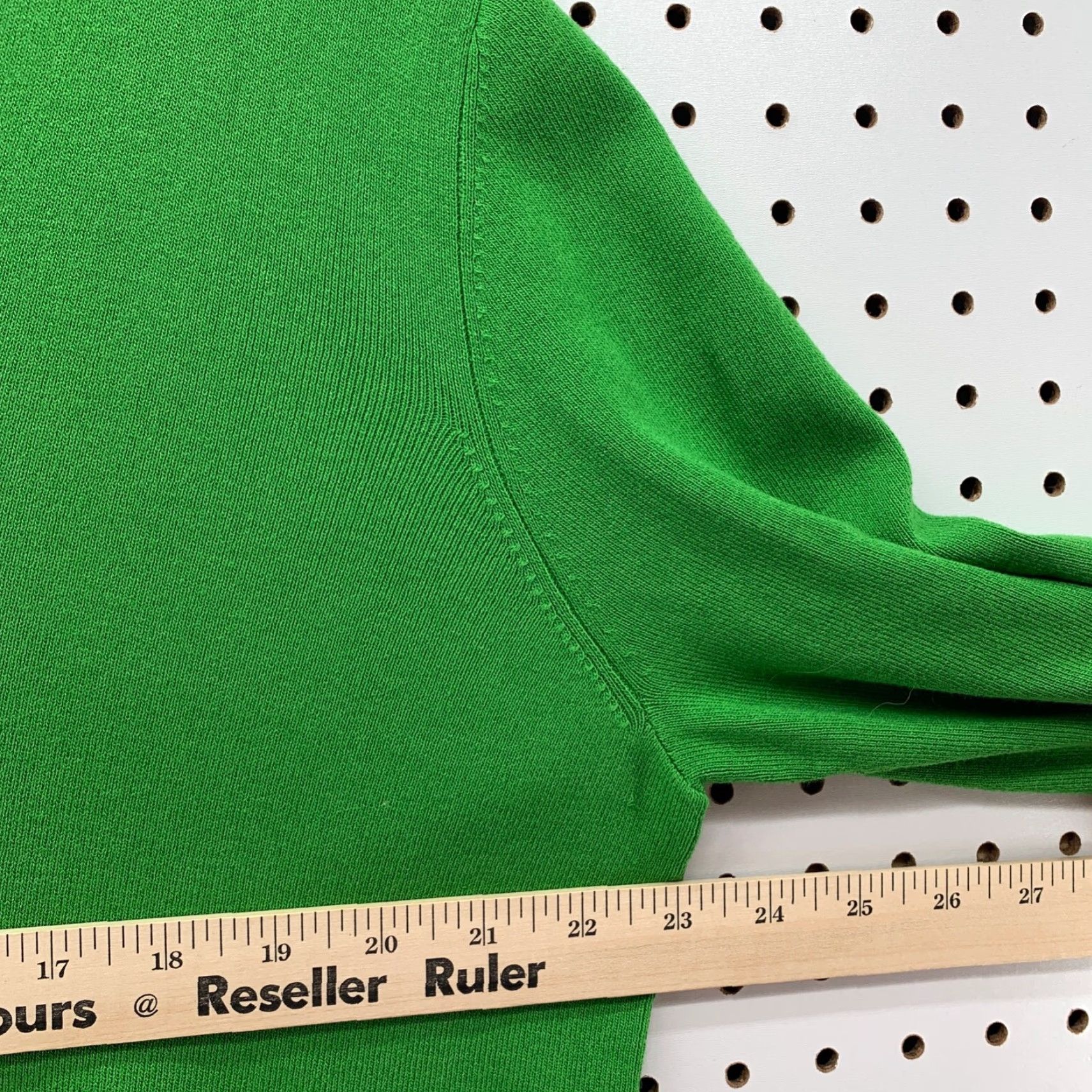Vintage VINTAGE J.G. Hook Cardigan Sweater Womens Plus Size 1X Green Made In Japan | 23x33.5 | Long Sleeve V-Neck Button-Down Knit Acrylic Size XL / US 12-14 / IT 48-50 - 7 Thumbnail