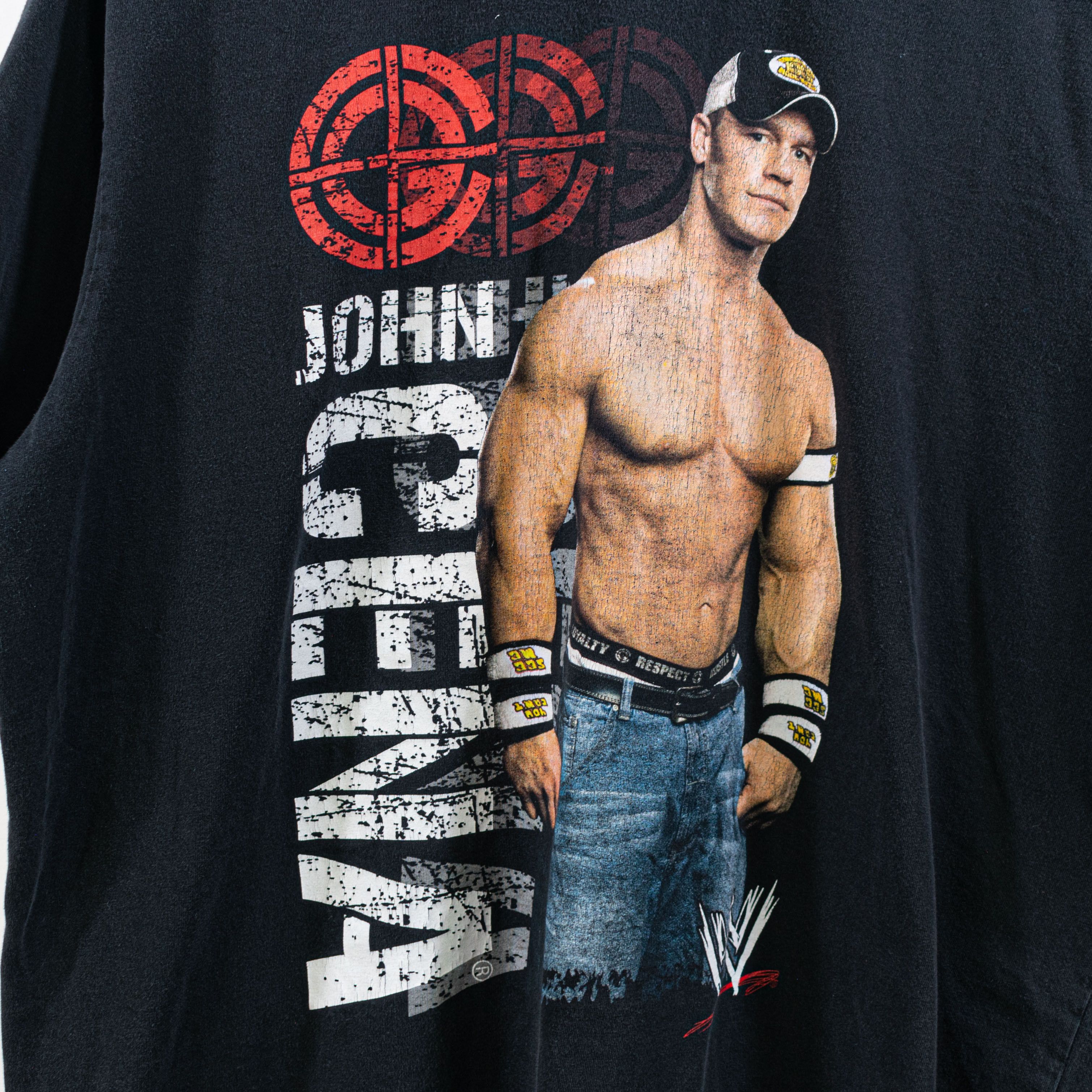 Vintage WWE John Cena Live Fast Fight Hard T-Shirt Y2K Wrestling Size US XXL / EU 58 / 5 - 4 Thumbnail