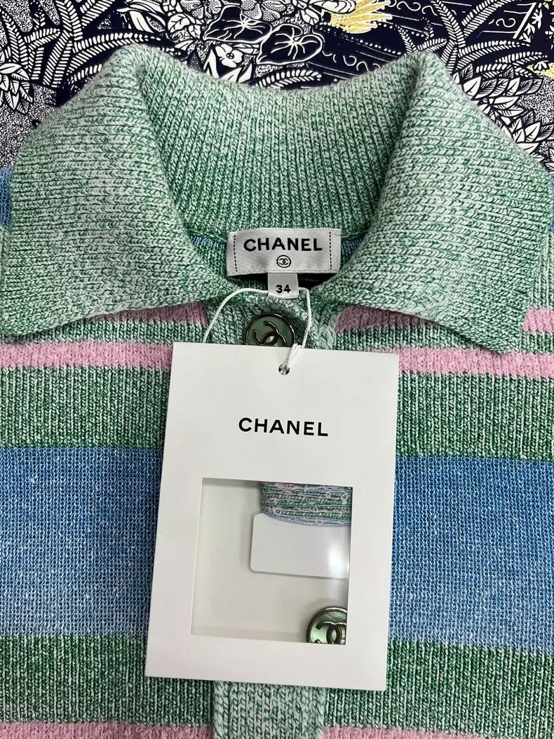 Chanel chanel 23 Spring and Summer Preview Colour Block Dress Size XXS / US 00 / IT 34 - 4 Thumbnail