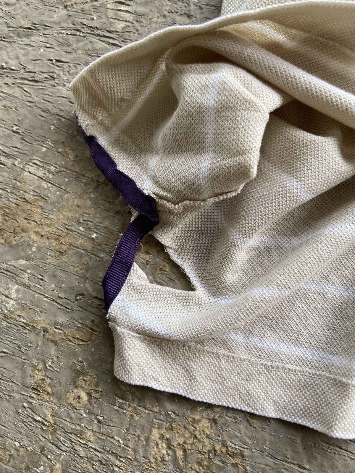 Ralph Lauren Purple Label Ralph Lauren Purple Label - Stripe Boxy Polo Shirt Size US L / EU 52-54 / 3 - 10 Thumbnail