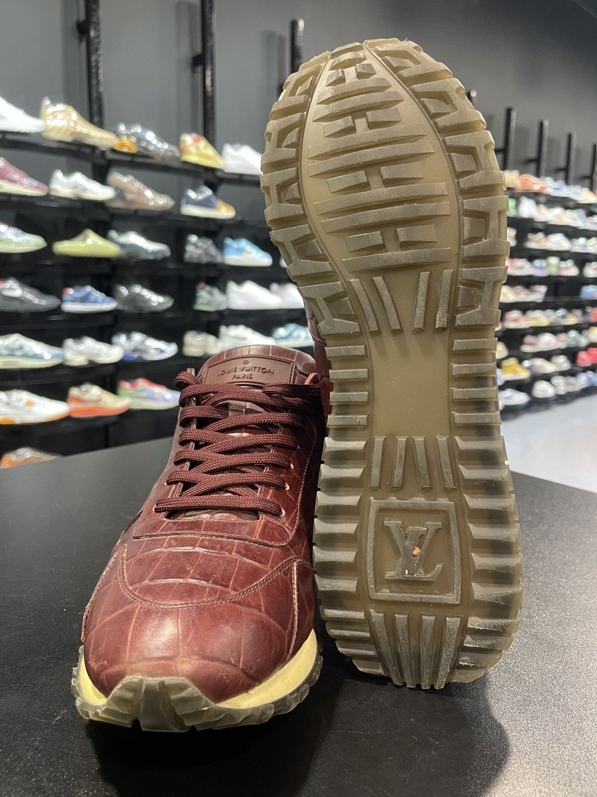 Louis Vuitton Size 11UK/12US - Louis Vuitton Croc Embossed Run Away Size US 12 / EU 45 - 10 Thumbnail