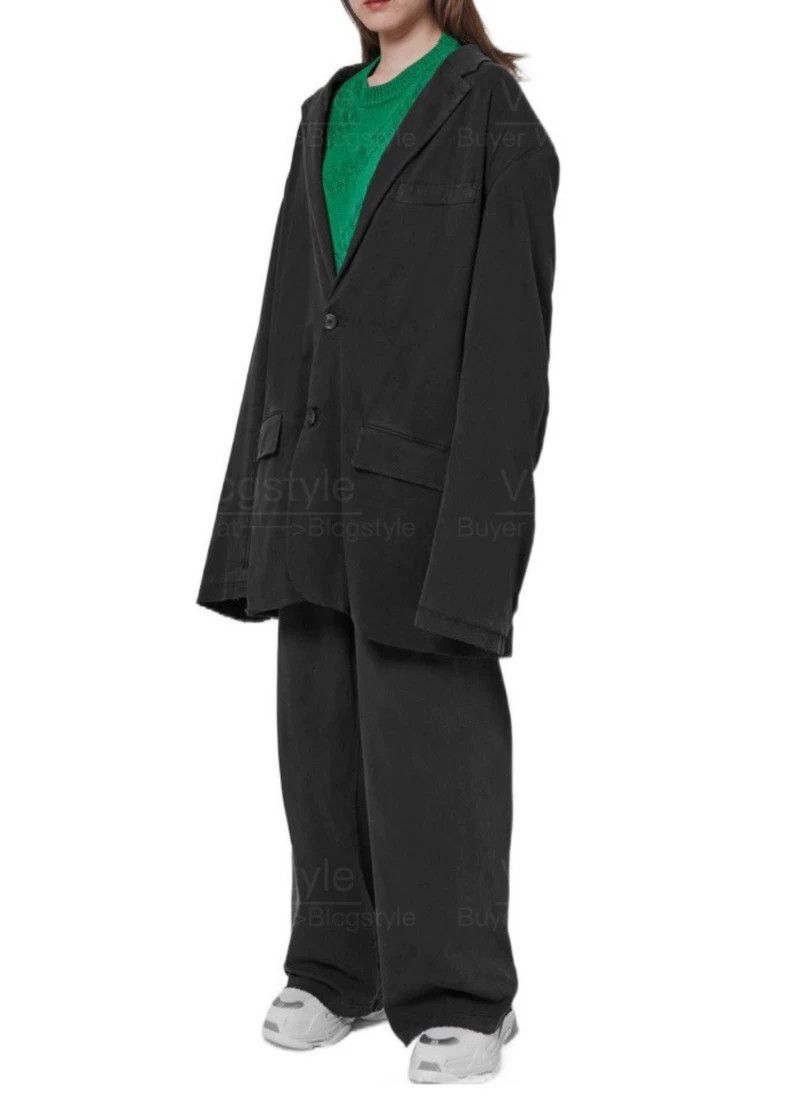 Balenciaga Balenciaga Worn Distressed Suit Jacket Coat Size US XS / EU 42 / 0 - 8 Thumbnail
