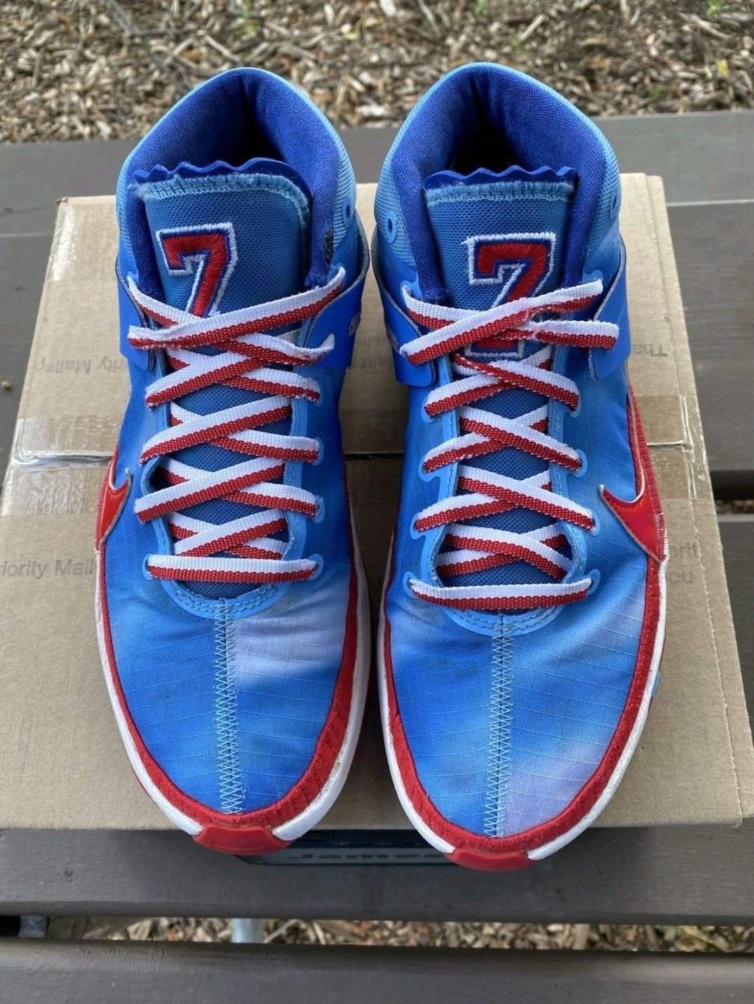 Nike Nike KD 13 New Jersey Nets Hardwood Classics Size 8 Men Size US 8 / EU 41 - 2 Thumbnail