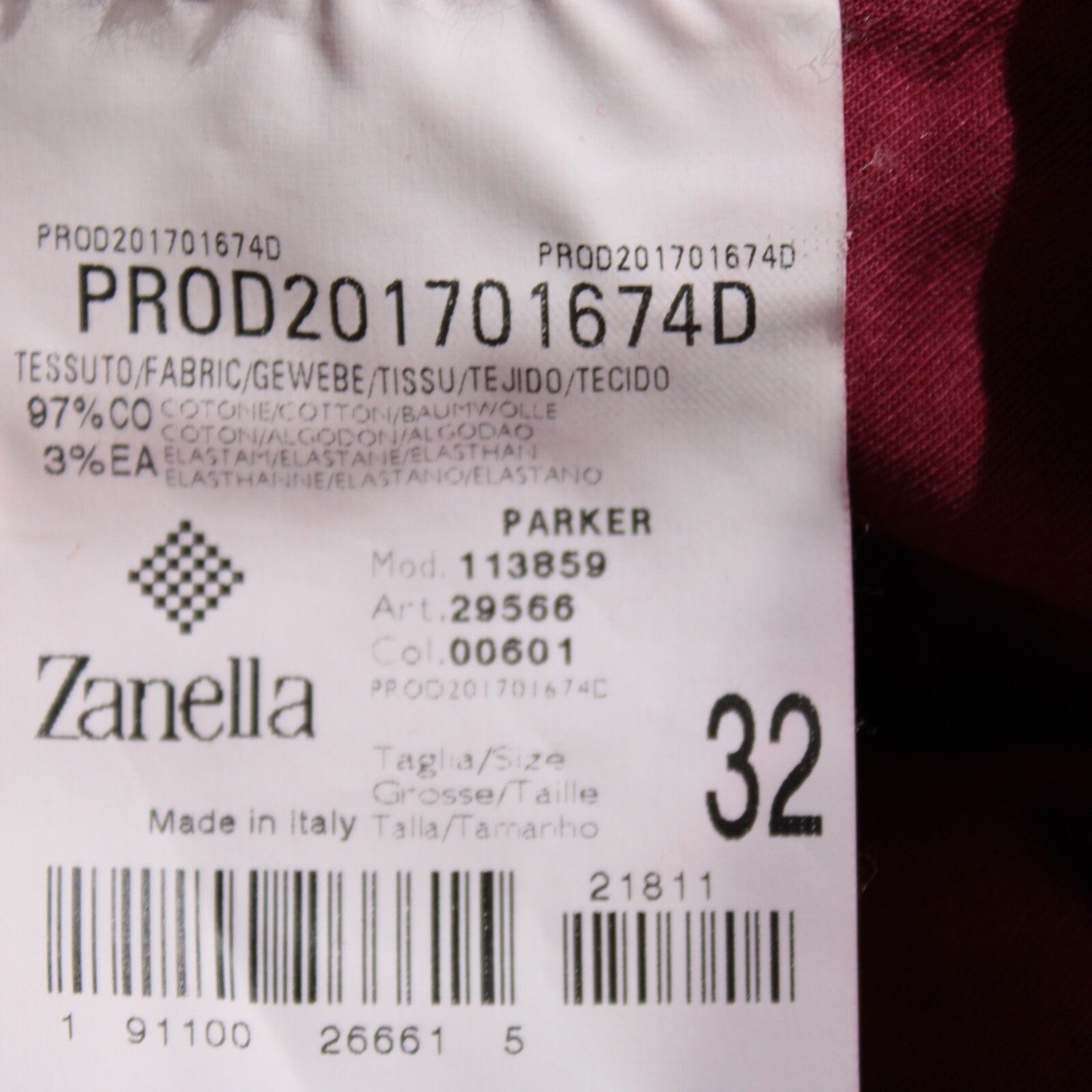 Zanella Zanella New with tags Chino Size 34 US In Red Size US 34 / EU 50 - 5 Thumbnail