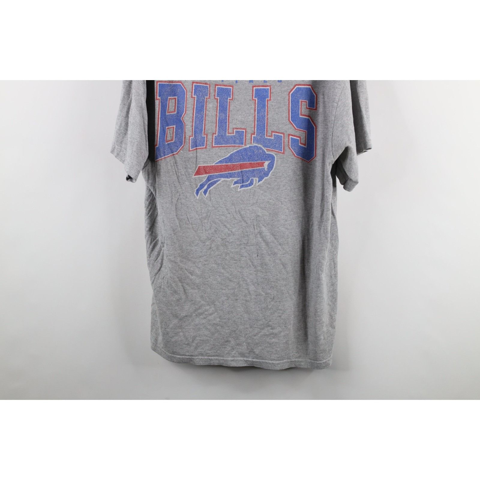 Vintage Retro Distressed Spell Out Buffalo Bills Football T-Shirt Size US XL / EU 56 / 4 - 3 Thumbnail