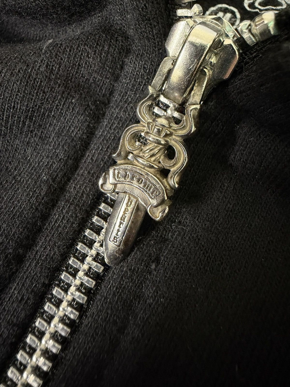 Chrome Hearts × The Rolling Stones Chrome Hearts Rolling Stone Blue Tongue Horseshoe Hoodie Size US M / EU 48-50 / 2 - 10 Thumbnail