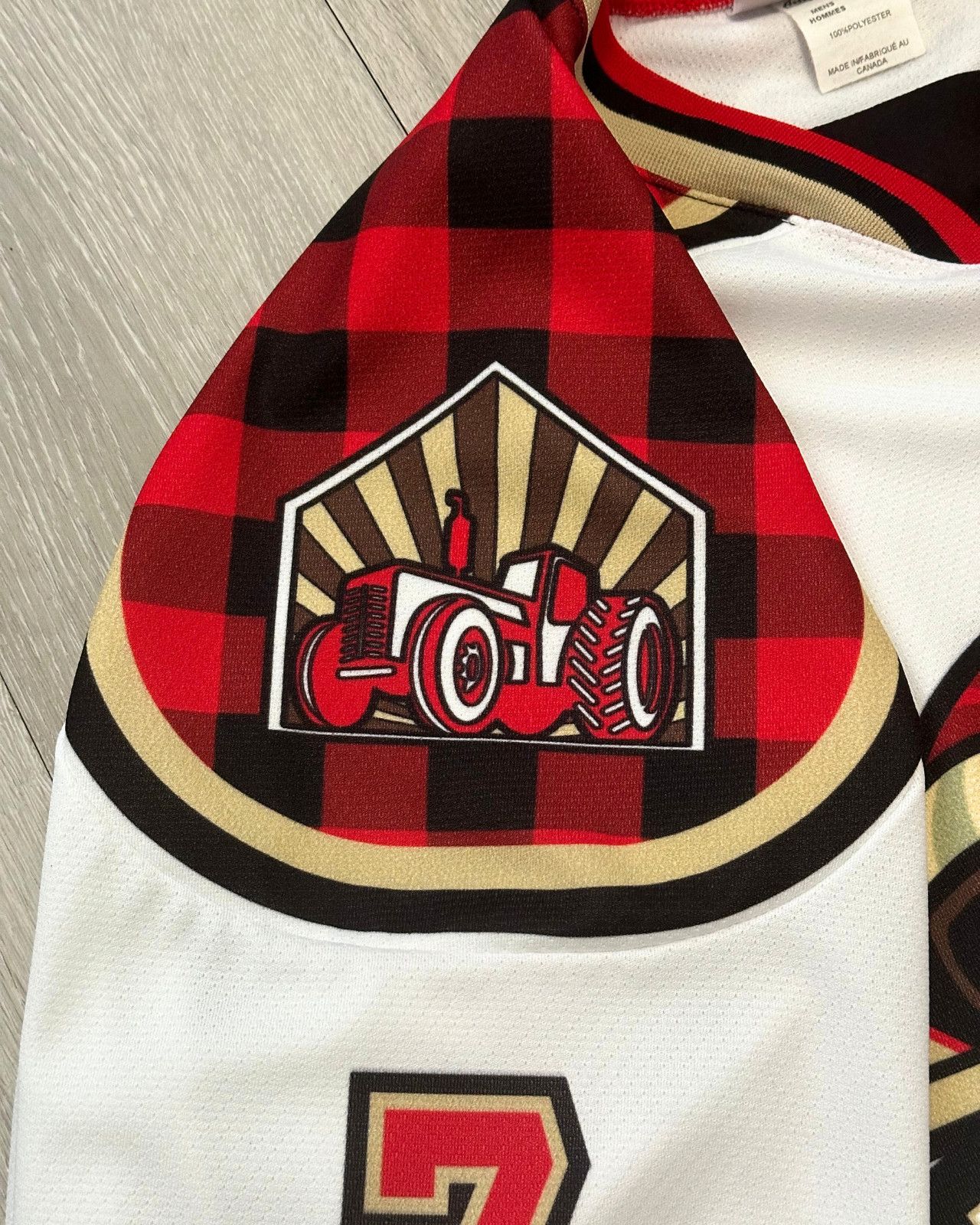 NHL AK Athletic Knit Ladners #7 Sublimated Hockey Jersey - Large Size US L / EU 52-54 / 3 - 5 Thumbnail
