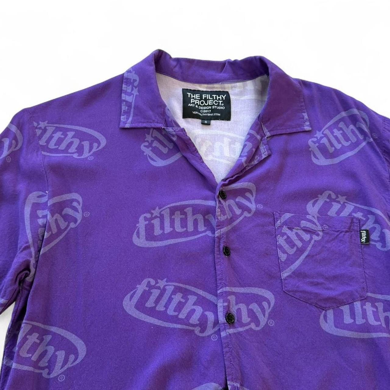 Other The Filthy Project Purple Button Up Shirt Small Size US S / EU 44-46 / 1 - 3 Thumbnail