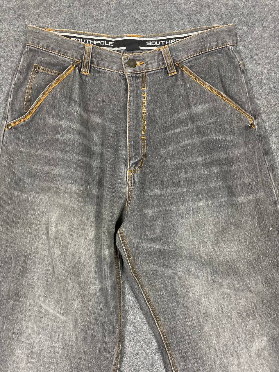 Southpole vintage 90s southpole baggy denim nice design Size US 33 - 8 Thumbnail