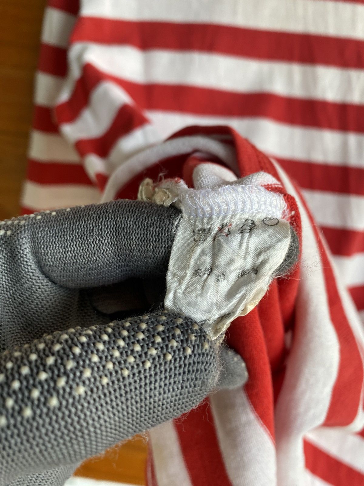 Junko Shimada Vintage Junko Shimada Red White Striped Nautical Shirt Size US M / EU 48-50 / 2 - 12 Thumbnail