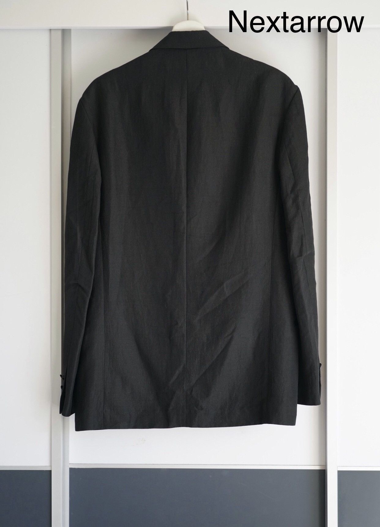 Yohji Yamamoto Yohji Yamamoto 06ss Reflector Cut Neck Suit 2412-Nextarrow Size 40S - 2 Thumbnail