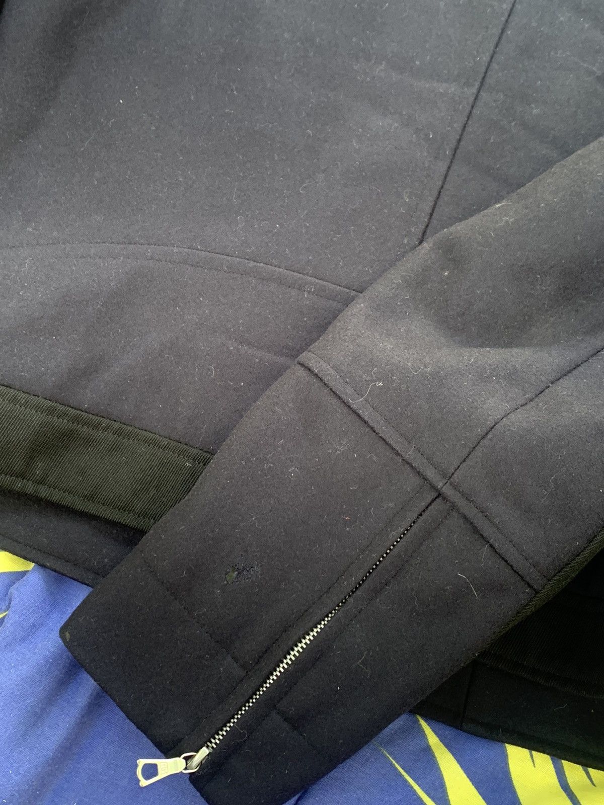 Dries Van Noten DRIES VAN NOTEN AW15 WOOL MOTO JACKET Size US L / EU 52-54 / 3 - 6 Thumbnail