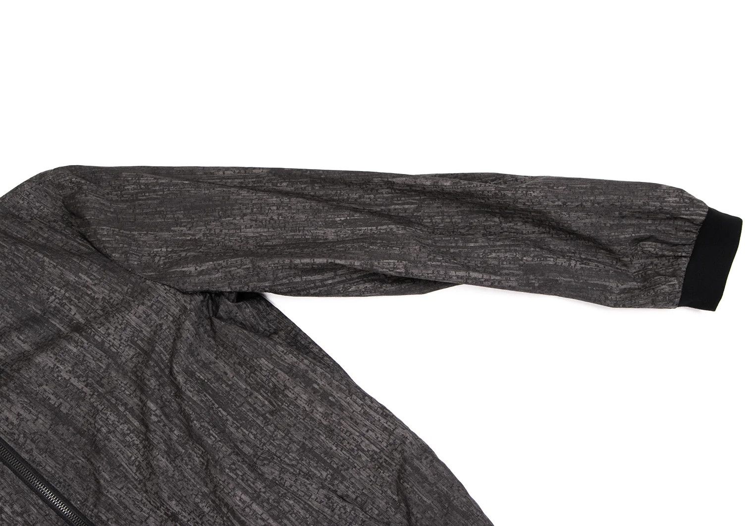 Armani Collezioni Patterned Dual Zip Blouson in Charcoal Black EU46/US36 Size US XXS / EU 40 - 4 Thumbnail