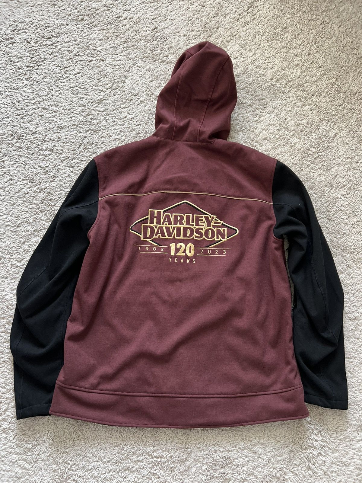 Harley Davidson Harley-Davidson Men's 120th Anniversary Riding Fleece Size US L / EU 52-54 / 3 - 6 Thumbnail