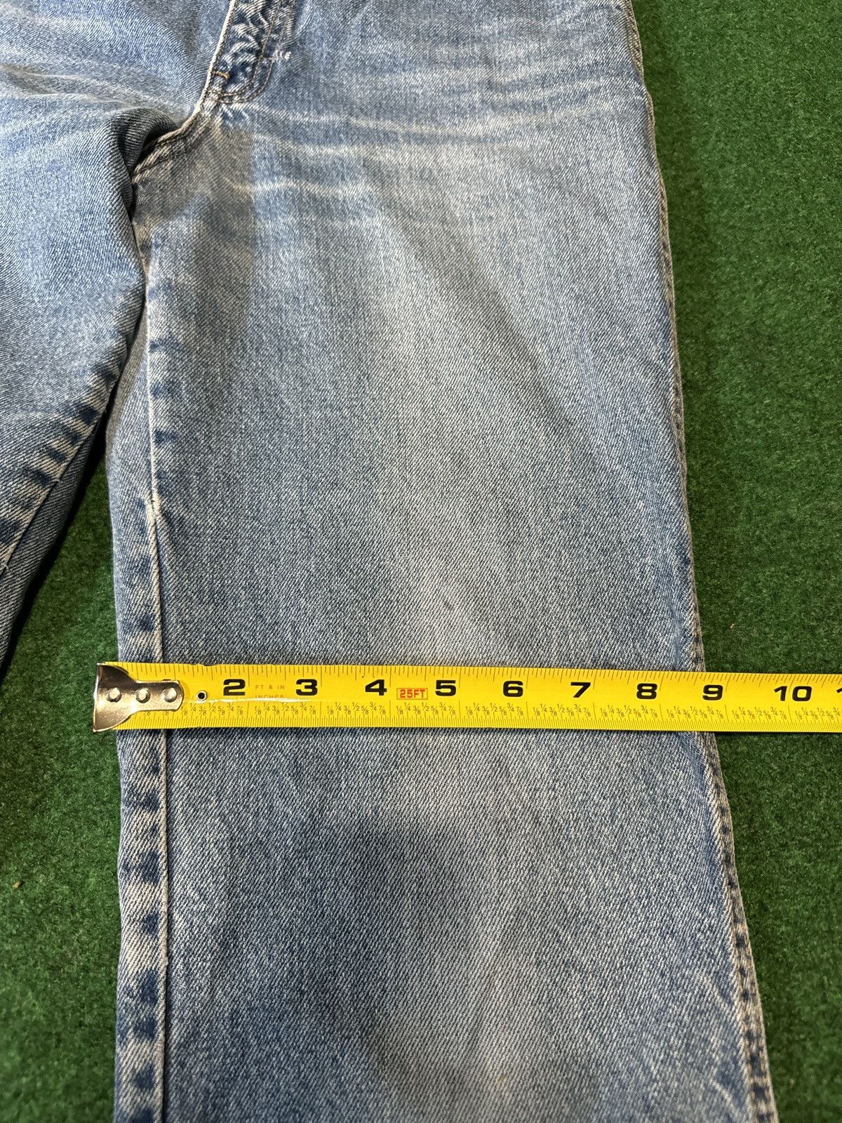 Calvin Klein × Vintage Vintage 80s 90s Calvin Klein Medium Wash Distressed Jeans Size 28" / US 6 / IT 42 - 9 Thumbnail