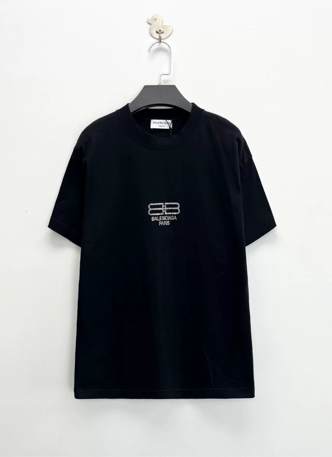 Balenciaga Balenciaga Black Diamond Double B Short-Sleeve Top Size XS / US 0-2 / IT 36-38 - 1 Thumbnail